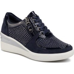 Sneakersy JENNY FAIRY - W17SS905-14 Cobalt Blue. Niebieskie półbuty damskie Jenny Fairy, ze skóry ekologicznej. Za 119,99 zł.