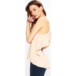 Marciano Guess - Top. Różowe bluzki nietoperze marki MARCIANO GUESS, z aplikacjami, z elastanu, z okrągłym kołnierzem. W wyprzedaży za 199,90 zł.