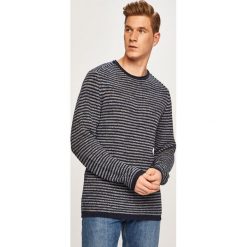 Only & Sons - Sweter. Niebieskie swetry męskie Only & Sons, xl, bez wzorów, z bawełny, z okrągłym kołnierzem, bez kaptura. W wyprzedaży za 79,90 zł.