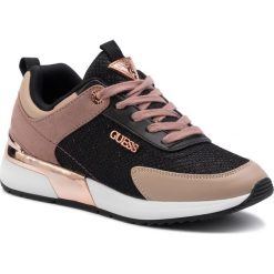 Sneakersy GUESS - Marlyn3 FL7MAR FAM12 BLACK. Czarne półbuty damskie Guess, ze skóry ekologicznej. Za 529,00 zł.