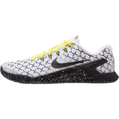 Nike Performance METCON 4 Obuwie treningowe white/black/dynamic yellow. Białe buty sportowe damskie Nike Performance, z materiału. Za 549,00 zł.