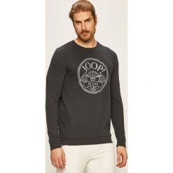 Joop! - Bluza. Niebieskie bluzy męskie JOOP!, s, z nadrukiem, z bawełny, z okrągłym kołnierzem, bez rękawów, bez kaptura. W wyprzedaży za 369,90 zł.