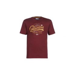 T-shirty z krótkim rękawem Columbia LEATHAN TRAIL TEE. Czerwone t-shirty męskie Columbia, s, bez wzorów, bez kołnierzyka, krótkie. Za 109,00 zł.