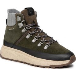 Sneakersy GANT - Tomas 19643887 Military Green G711. Zielone sneakersy męskie GANT, bez zapięcia. W wyprzedaży za 429,00 zł.