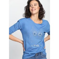 Niebieska Bluzka Summer Memories. Niebieskie bralety marki Born2be, l. Za 59,99 zł.
