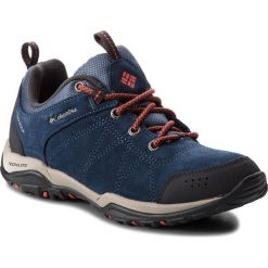 Trekkingi COLUMBIA - Fire Venture Low Suede Waterproof BL1715 Zinc/Red Canyon 492. Niebieskie buty trekkingowe damskie Columbia. Za 449,99 zł.