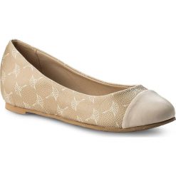 Baleriny JOOP! - Anthea 4140003964 Beige 750. Brązowe baleriny damskie JOOP!, bez wzorów, ze skóry ekologicznej, klasyczne, bez obcasa. W wyprzedaży za 329,00 zł.