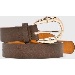 Haily's - Pasek skórzany. Pomarańczowe paski damskie Haily's, w paski, ze skóry. W wyprzedaży za 27,90 zł.
