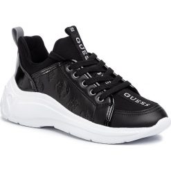 Sneakersy GUESS - Speerit FL6SPT FAL12 BLACK. Czarne półbuty damskie Guess, ze skóry ekologicznej. Za 589,00 zł.