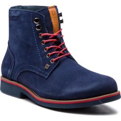 Kozaki BIG STAR - BB174264 Navy. Niebieskie glany męskie marki BIG STAR, z materiału. W wyprzedaży za 209,00 zł.
