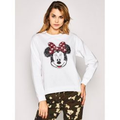 Bluza Liu Jo DISNEY FA0393 F0812. Białe bluzy damskie Liu Jo, m, z motywem z bajki, z bawełny, bez rękawów, bez kaptura. W wyprzedaży za 419,00 zł.