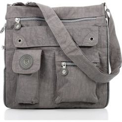 Męska Torba na ramię raportówka Bag Street Szara. Szare torby męskie na ramię marki Bag Street, w paski, z materiału, na ramię, duże. Za 67,90 zł.