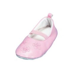 Playshoes Balerinki kolor różowy - różowy/pink. Różowe buciki niemowlęce marki Playshoes. Za 38,00 zł.