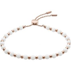 Skagen - Bransoletka. Żółte bransoletki damskie Skagen, z materiału, ze stali. Za 219,90 zł.