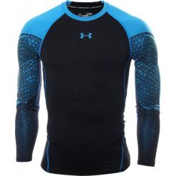 Under Armour Koszulka kompresyjna Exclusive Compression M czarno-niebieska r. S (1271346-001). Czarne koszulki sportowe męskie Under Armour, m. Za 139,53 zł.