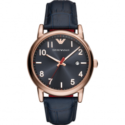 Zegarki damskie: Zegarek EMPORIO ARMANI – Luigi AR11135 Blue/Rose Gold
