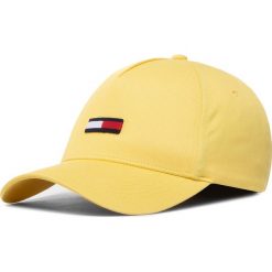 Czapka z daszkiem TOMMY JEANS - Tjm Flag Cap AW0AW08588 ZIO. Żółte czapki damskie Tommy Jeans, bez wzorów, z bawełny. Za 139,00 zł.