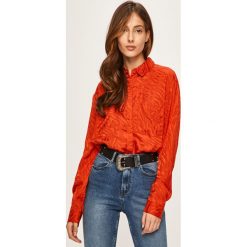 Answear - Koszula. Pomarańczowe bluzki damskie ANSWEAR, s, z wiskozy, casualowe. W wyprzedaży za 59,90 zł.