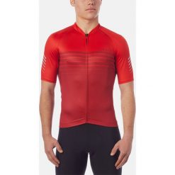 Odzież rowerowa męska: GIRO Koszulka męska CHRONO EXPERT JERSEY krótki rękaw roz. M czerwona (GR-8053451)