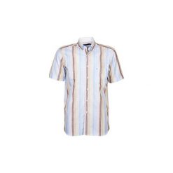 Koszule z krótkim rękawem Pierre Cardin 539936240-130. Szare koszule męskie marki Pierre Cardin, s, bez wzorów, bez kołnierzyka, z krótkim rękawem. Za 335,20 zł.