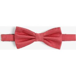 Finshley & Harding London - Muszka męska z jedwabiu, czerwony. Czerwone muszki męskie Finshley & Harding London, bez wzorów. Za 99,95 zł.