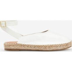 Espadryle bez pięty - Biały. Białe espadryle damskie Reserved, bez wzorów, bez obcasa. Za 139,99 zł.