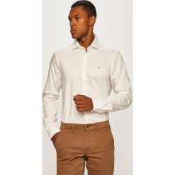 Tommy Hilfiger Tailored - Koszula. Białe koszule męskie Tommy Hilfiger Tailored, l, bez wzorów, z bawełny, eleganckie, z włoskim kołnierzykiem, z długim rękawem. Za 299,90 zł.