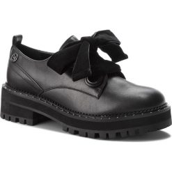 Półbuty LIU JO - Pink 07 S68099 P0102 Black 22222. Czarne creepersy damskie Liu Jo, ze skóry, na obcasie. Za 799,00 zł.