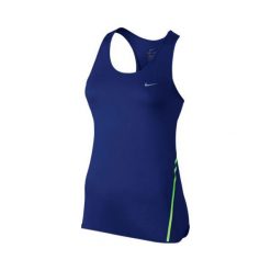 Nike URUCHOM ZBIORNIK RAMOWY, 10 | URUCHOMIENIE | KOBIETY | TANK TOP / SINGLET | DEEP ROYAL BLUE / REFLECTIVE SIL | M. Niebieskie topy damskie Nike, m, w paski, bez kołnierzyka. W wyprzedaży za 177,58 zł.