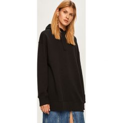 Pepe Jeans - Bluza Lou x Dua Lipa. Czarne bluzy damskie Pepe Jeans, s, bez wzorów, z bawełny, bez rękawów, z kapturem. W wyprzedaży za 239,90 zł.