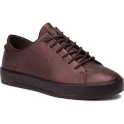 Sneakersy ECCO - Soft 8 W 45084351485 Fig Metallic. Czerwone półbuty damskie ecco, ze skóry. W wyprzedaży za 419,00 zł.