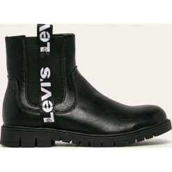 Levi's - Botki dziecięce. Czarne botki dziewczęce z okrągłym noskiem. W wyprzedaży za 199,90 zł.