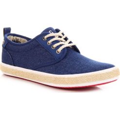 Tenisówki męskie: Espadryle męskie granatowe tenisówki Big Star AA174081