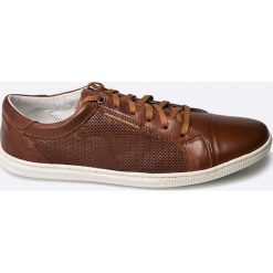 Gino Rossi - Buty. Brązowe bez kategorii marki Gino Rossi, ze skóry, na sznurówki. W wyprzedaży za 229,90 zł.
