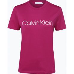 Calvin Klein Womenswear - T-shirt damski, lila. Czerwone t-shirty damskie marki Calvin Klein Womenswear, xl, z nadrukiem, bez kołnierzyka. Za 99,95 zł.