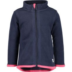 Kurtka polarowa w kolorze granatowym. Niebieskie kurtki niemowlęce z polaru. W wyprzedaży za 27,95 zł.