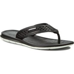 Japonki ECCO - Intrinsic Toffel 88000301001 Black. Czarne klapki damskie ecco, w paski, ze skóry, na niskim obcasie. W wyprzedaży za 139,00 zł.