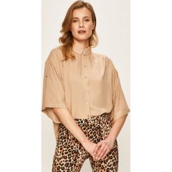 Vero Moda - Koszula. Bluzki damskie Vero Moda, na co dzień, s, bez wzorów, z wiskozy, klasyczne, z klasycznym kołnierzykiem, z krótkim rękawem. W wyprzedaży za 69,90 zł.