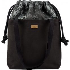 Torebka worek "DUOBAG", kolor czarny bloom. Czarne torebki worki damskie me&BAGS, z nadrukiem, z tkaniny, duże, z nadrukiem, bez dodatków. Za 219,00 zł.