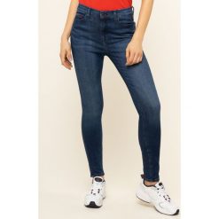 Jeansy Skinny Fit Tommy Jeans Nora DW0DW07464. Niebieskie jeansy damskie Tommy Jeans, bez wzorów, z elastanu. Za 449,00 zł.