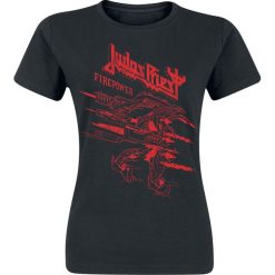 Judas Priest Firepower - One Colour Koszulka damska czarny. Czarne bralety Judas Priest, m. Za 74,90 zł.