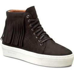 Sneakersy BALDACCINI - 787500-3 Samuel Czarny. Czarne półbuty damskie marki Baldaccini, na co dzień, z aplikacjami, ze skóry, bez obcasa, na koturnie, bez zapięcia. W wyprzedaży za 269,00 zł.