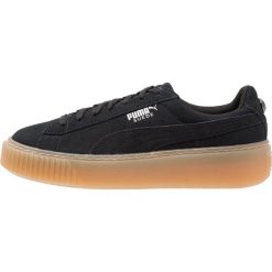 Puma PLATFORM JEWEL Tenisówki i Trampki black. Czerwone trampki chłopięce marki Puma, z materiału, na sznurówki. Za 339,00 zł.