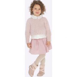 Mayoral - Spódnica dziecięca 92 - 134 cm. Różowe spódniczki dziewczęce Mayoral, bez wzorów, z elastanu, mini, rozkloszowane. W wyprzedaży za 99,90 zł.