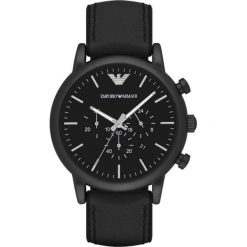 Emporio Armani - Zegarek AR1970. Czarne zegarki męskie marki Emporio Armani, ze stali. Za 1249,00 zł.
