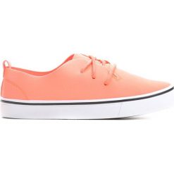 Pomarańczowe Dziewczęce Tenisówki Little By Little. Pomarańczowe trampki dziewczęce Multu, bez wzorów, bez zapięcia. Za 14,99 zł.