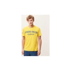 T-shirty z krótkim rękawem Napapijri N0YIFP SELIZE. Żółte t-shirty męskie Napapijri, s, bez wzorów, bez kołnierzyka, krótkie. Za 212,11 zł.