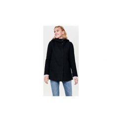 Płaszcze Only ABRIGO onlMADDIE RIANNA HOODE WOOL COAT. Czarne płaszcze damskie marki ONLY, s, bez wzorów. Za 397,56 zł.