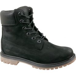 Timberland 6 In Premium Boot W A1K38. Czarne trapery damskie Timberland, na zimę, z nubiku, bez obcasa, bez zapięcia. W wyprzedaży za 699,99 zł.