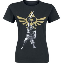 The Legend Of Zelda Logo Koszulka damska czarny. Czarne t-shirty damskie marki The Legend Of Zelda, s. Za 42,90 zł.